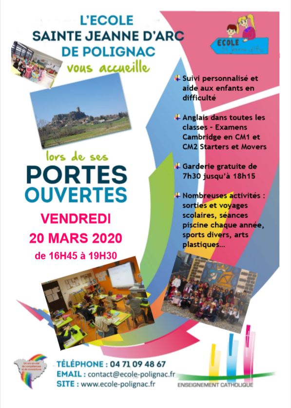 Journée Portes Ouvertes Ecole Sainte Jeanne d'Arc