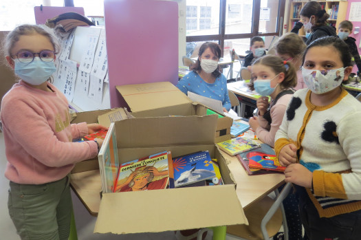 La bibliothèque s'invite à l'école